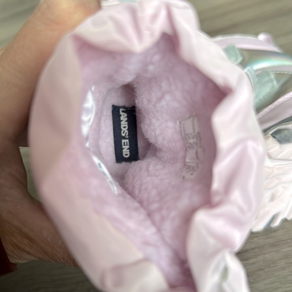 Lands’ End Toddler Snow Flurry Insulated Winter Boots Pink Size 5 - Picture 8 of 10